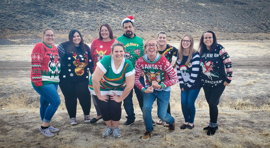Ugly Christmas Sweater Day at Supplies Outlet