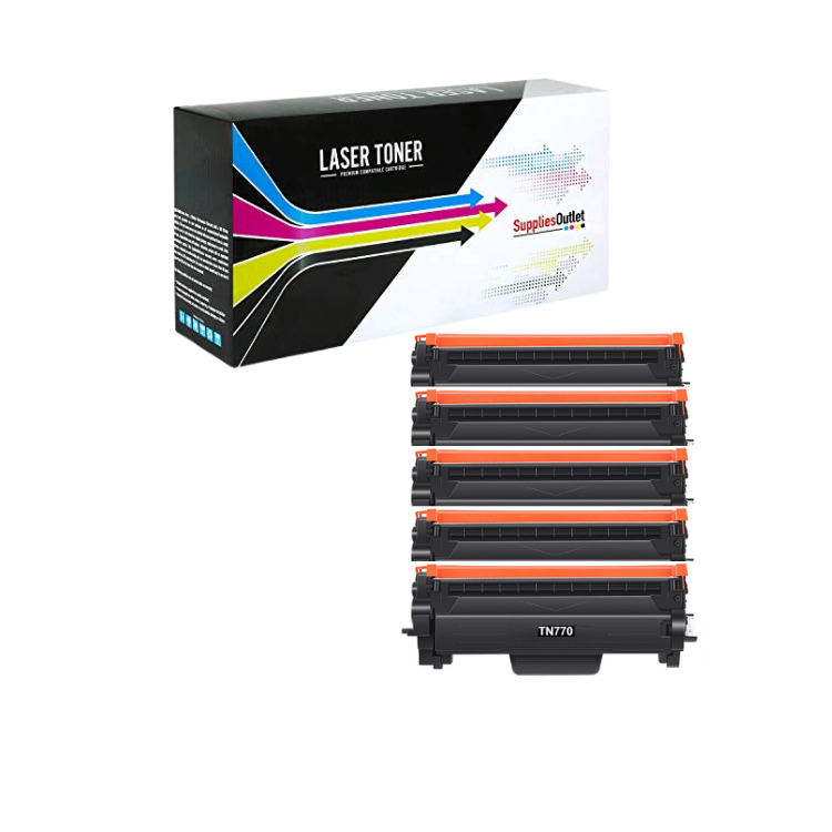 Compatible Brother TN770 (Black) Toner Cartridge High Yield - 4,500 Page Yield