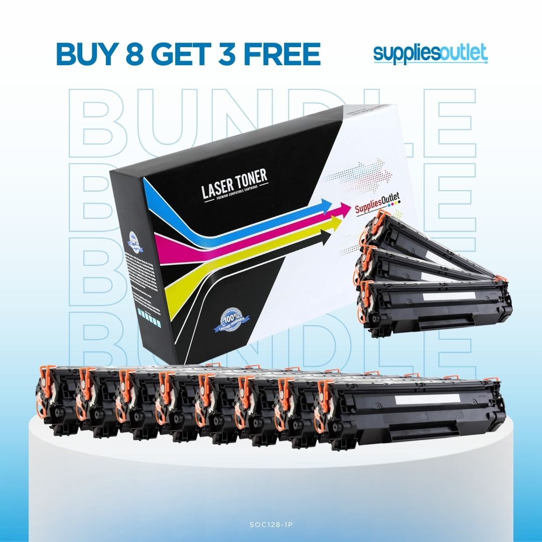 Compatible Canon 128 (Black) Toner Cartridge - 2,100 Page Yield Bundle