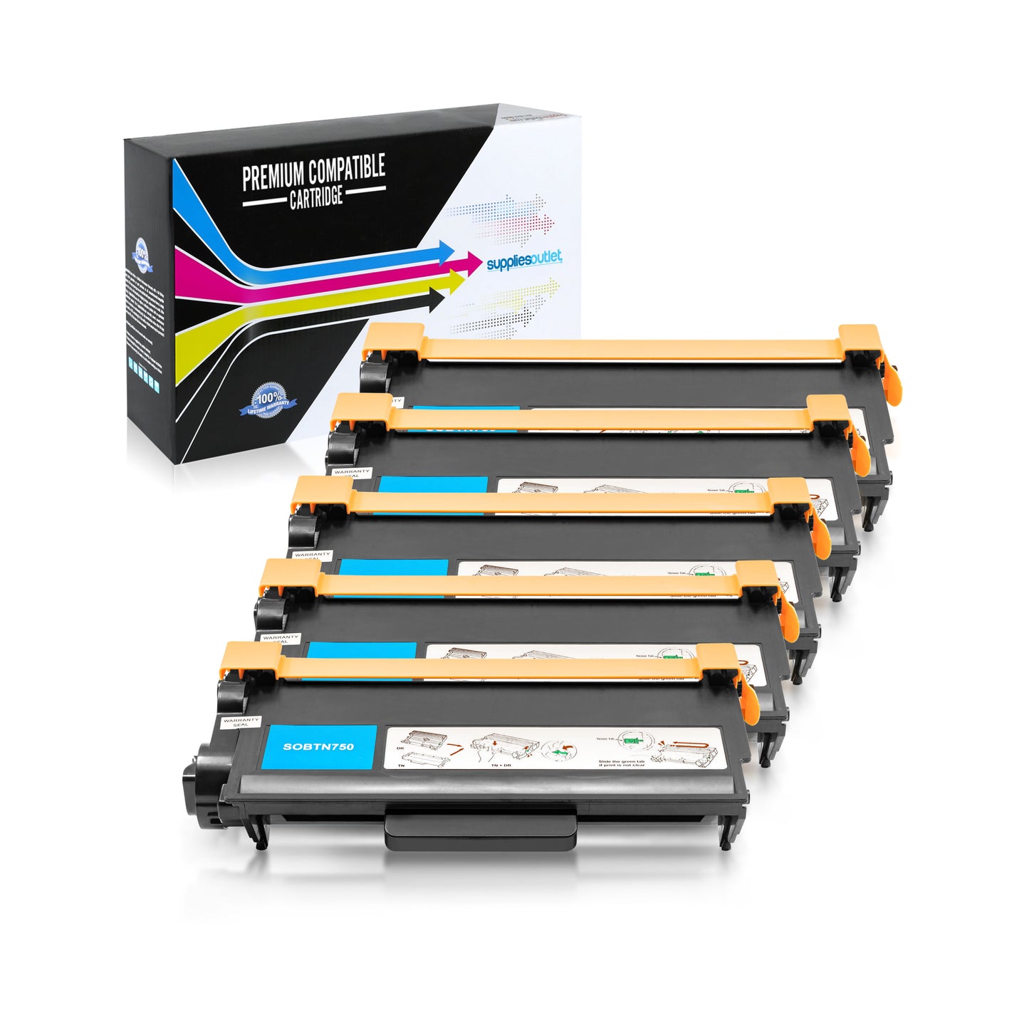 Compatible Brother TN750 (Black) Toner Cartridge - 8,000 Page Yield