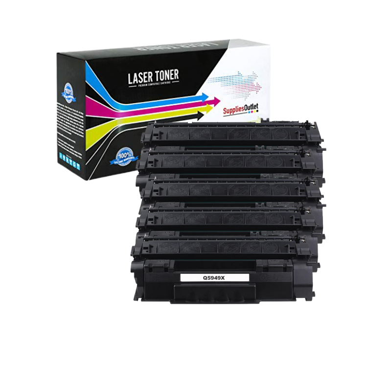 Compatible HP 49X (Q5949X) Black Jumbo Toner Cartridge - 8,000 Page Yield