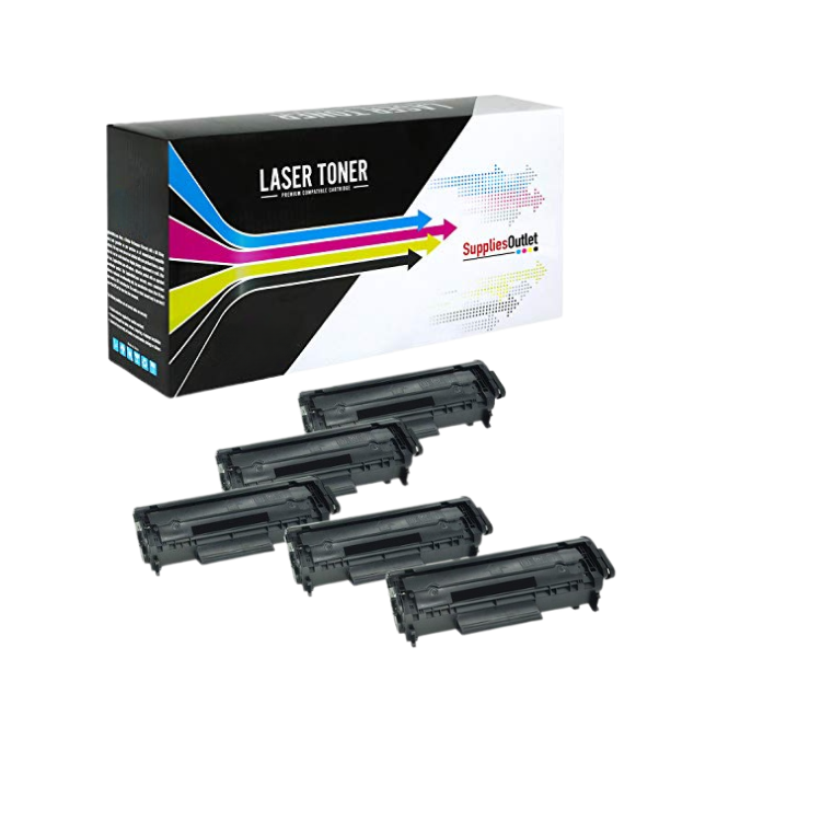 Compatible HP 12X (Q2612X) Black Toner Cartridge - 2,500 Page Yield