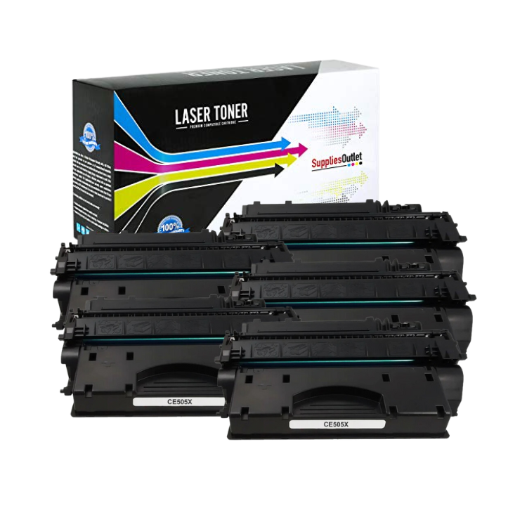 Compatible HP 05X (CE505XJN) Black High Yield Toner Cartridge Jumbo - 8,000 Page Yield