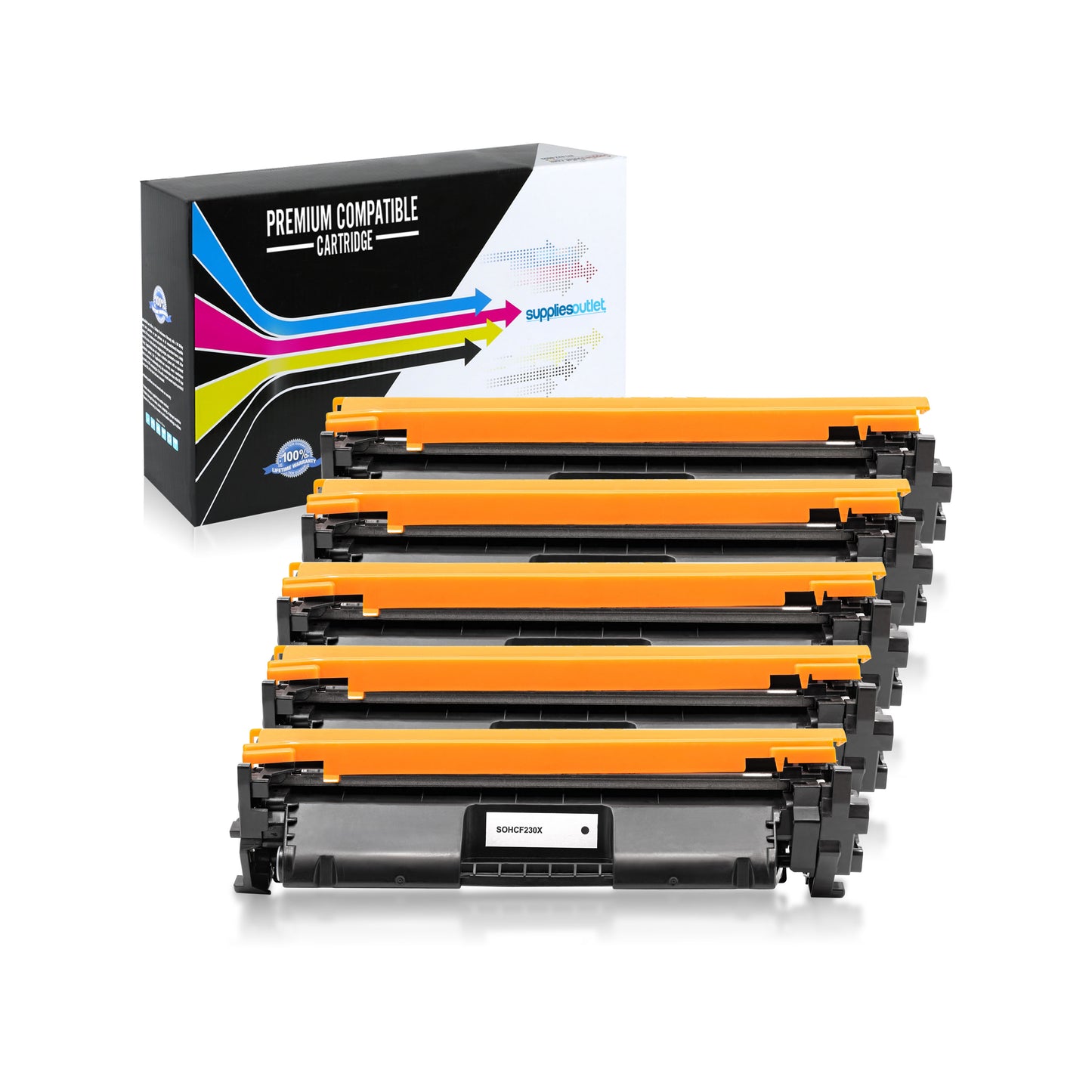 Compatible HP 30X (CF230X) Black Toner Cartridge High Yield - 3,500 Page yield