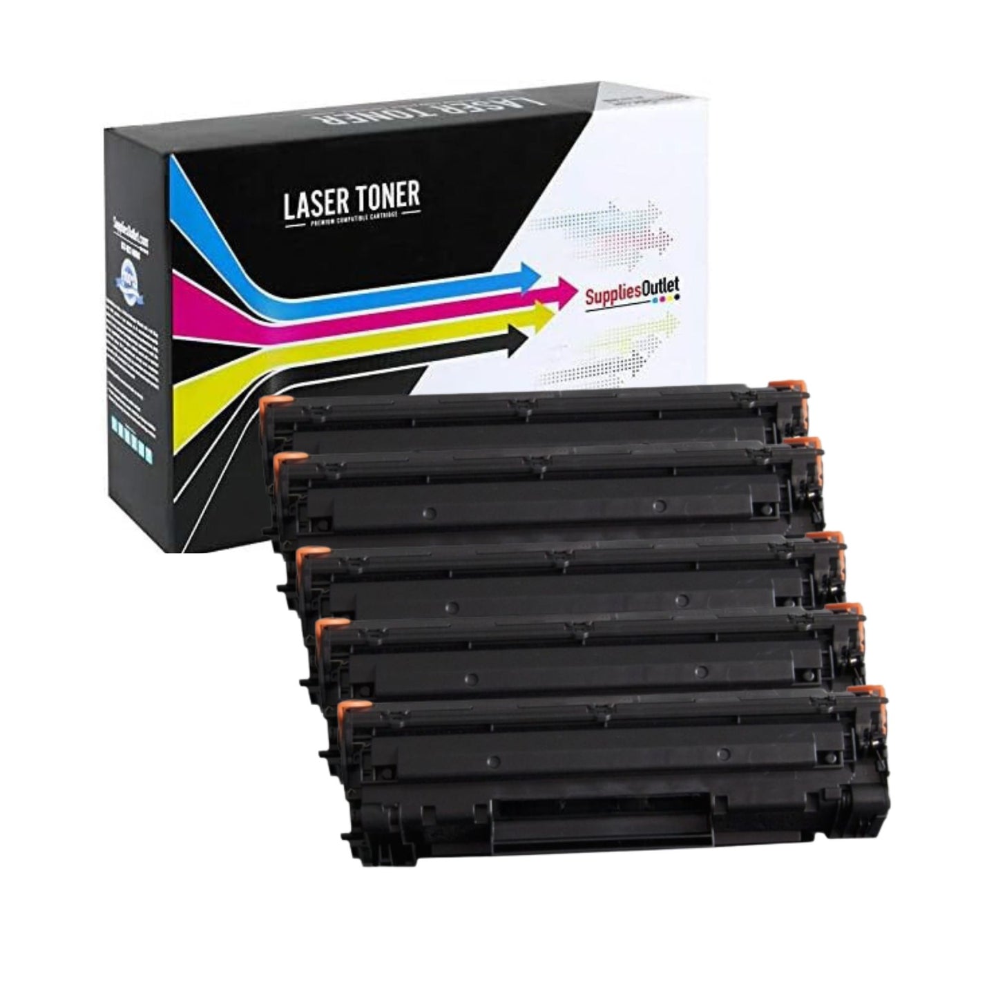 Compatible HP 83X (CF283X) Black Toner Cartridge High Yield - 2,200 Page Yield