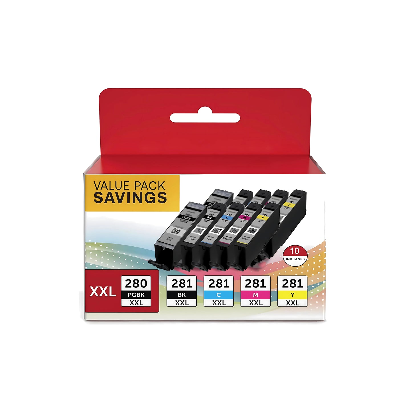 Canon CLI-281XXL- PGI-280XXL Ink Cartridge (All Colors, Super High Yield)