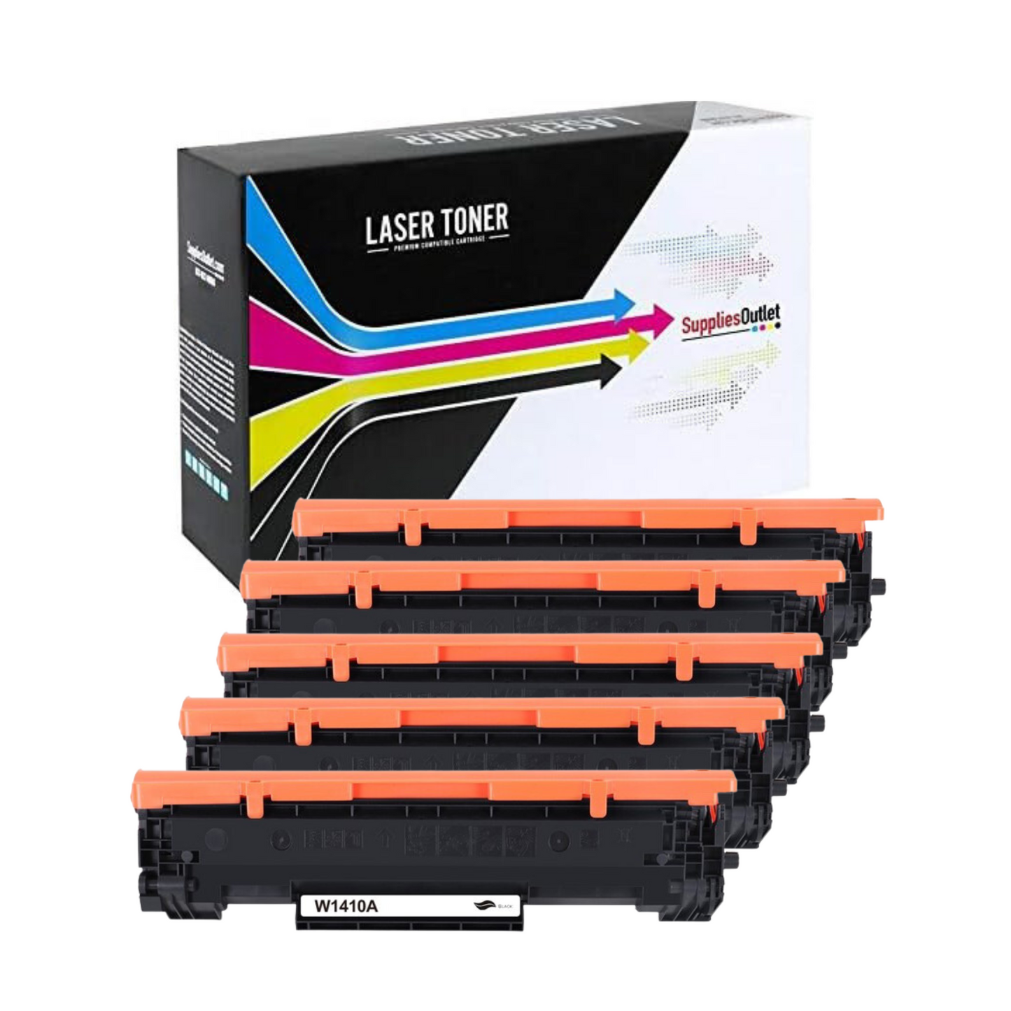 Compatible HP 141A (W1410A) Black Toner Cartridge with CHIP - 950 Page Yield