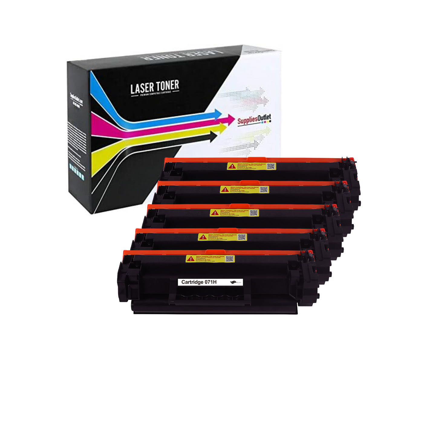 Compatible Canon 071H Black Toner Cartridge - 2,500 Page Yield