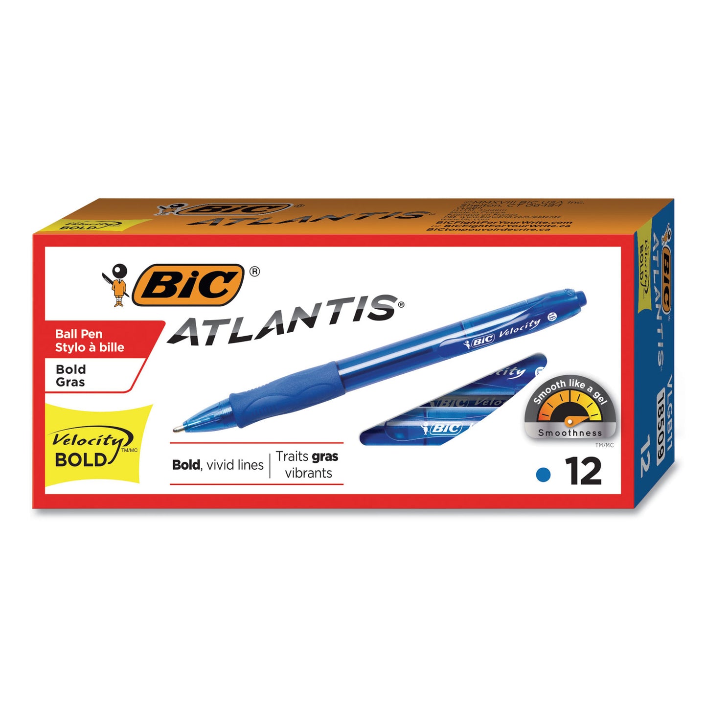 BIC Velocity Retractable Ball Pen