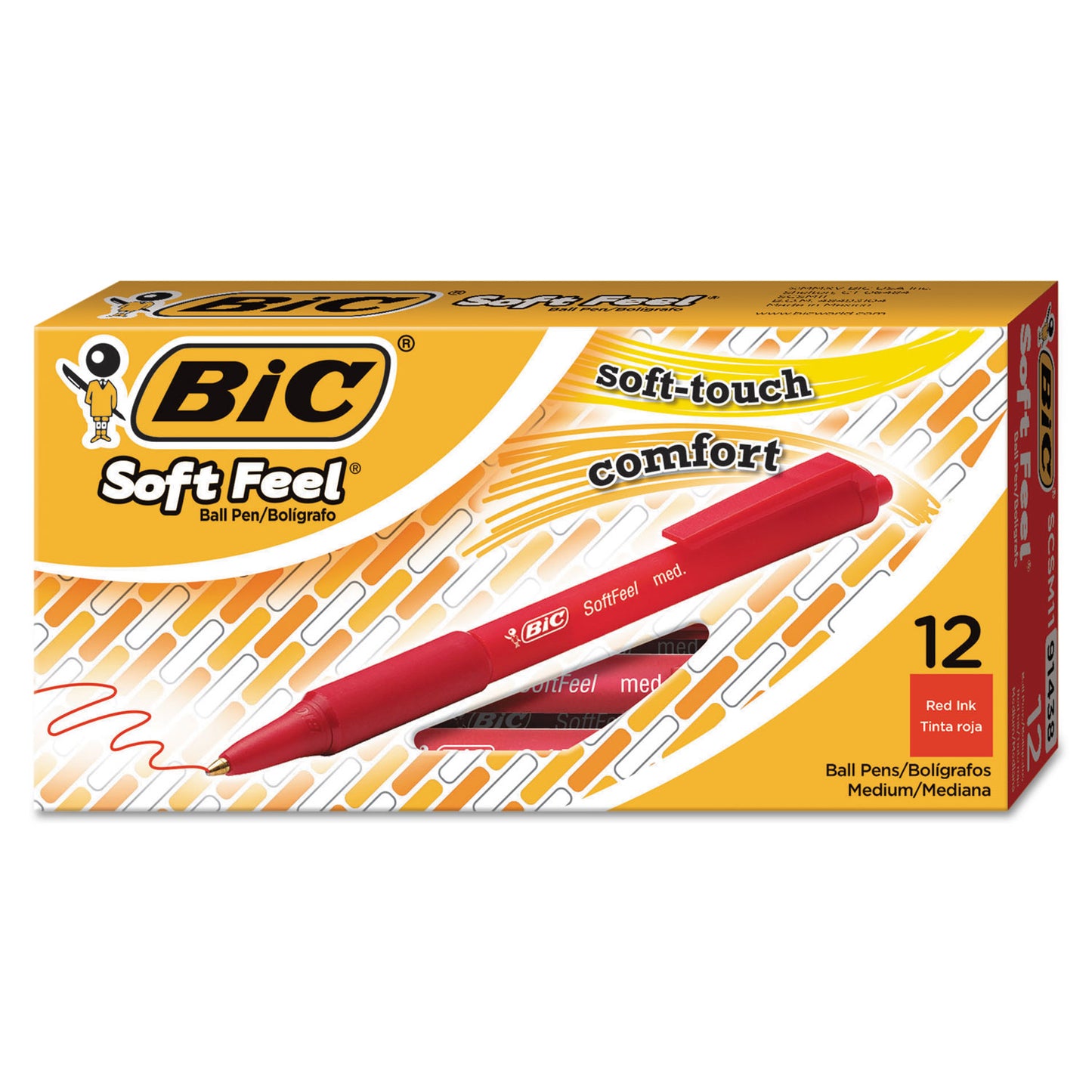 BIC Soft Feel Retractable Ballpoint Pen