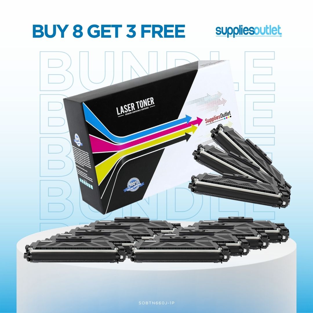 Brother TN660 Toner Jumbo - Compatible Bundle