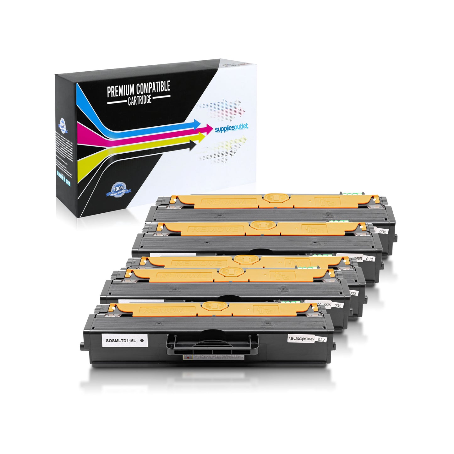 Compatible Samsung MLT-D115L Black Toner Cartridge - 3,000 Page yield