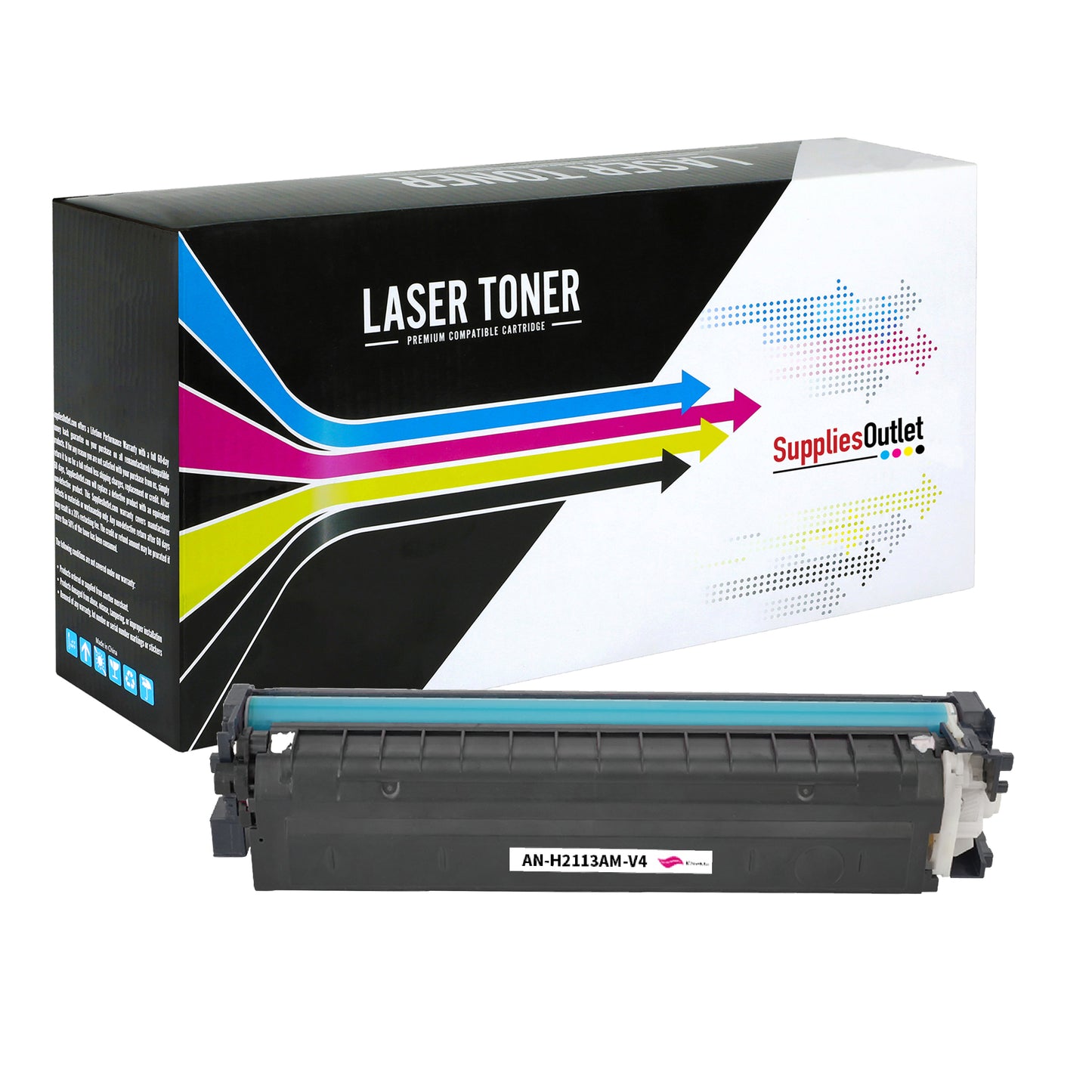 HP 206A (W2110A) K, C, M, Y Toner - Compatible