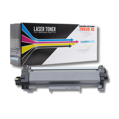 Brother TN830XL Black High-Yield Toner - Compatible