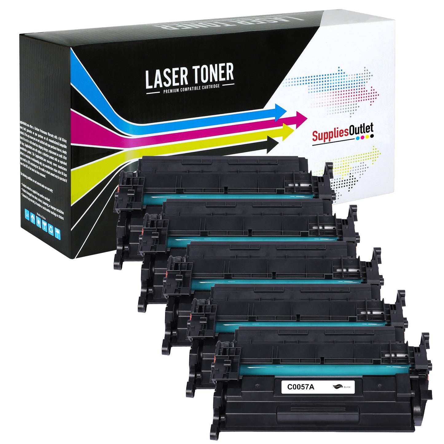 Compatible Canon 057 Toner Cartridge (Black) by SuppliesOutlet