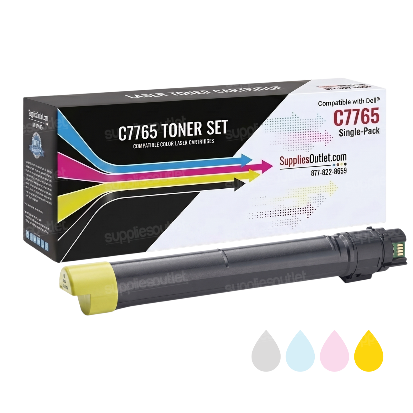 Compatible Dell C7765 Toner Cartridge (All Colors) by SuppliesOutlet