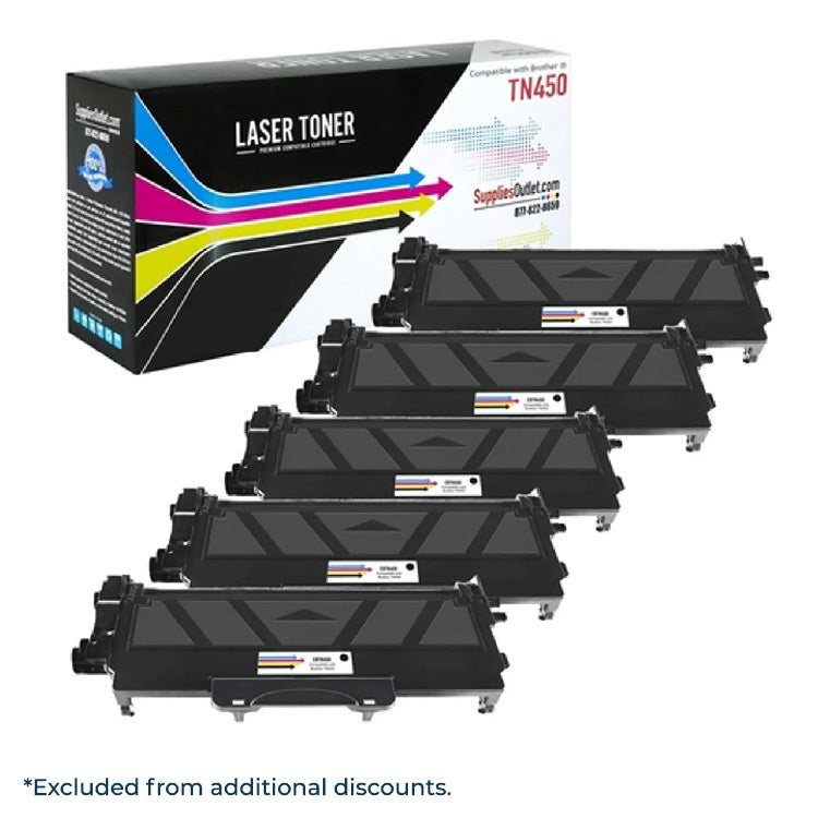 Brother TN450 High Yield Black Compatible Toner Cartridge