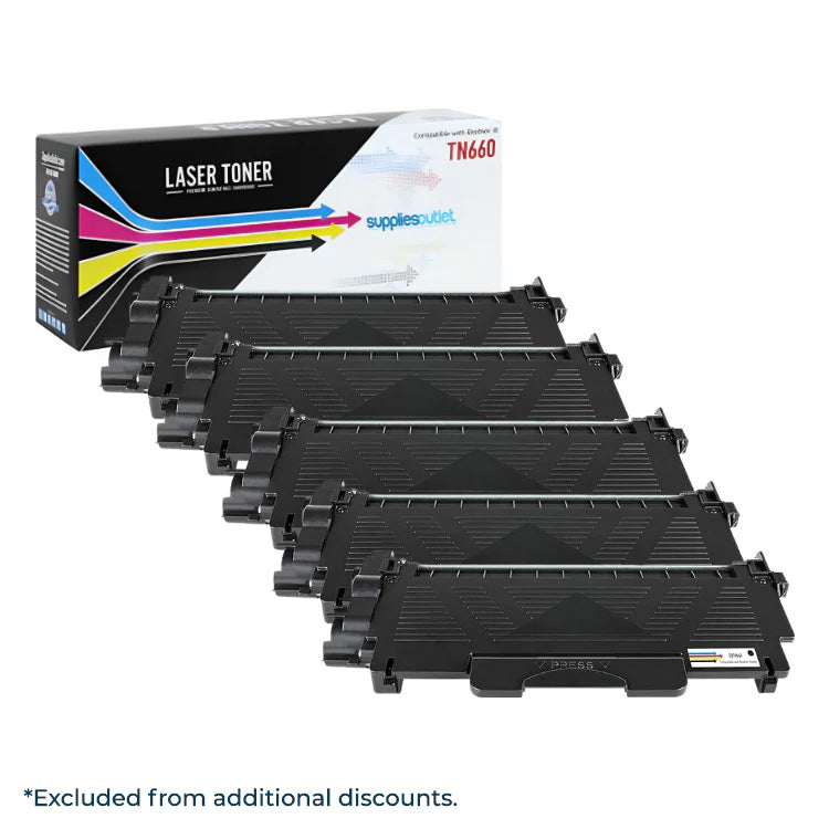 Brother TN660 Toner Compatible High Yield