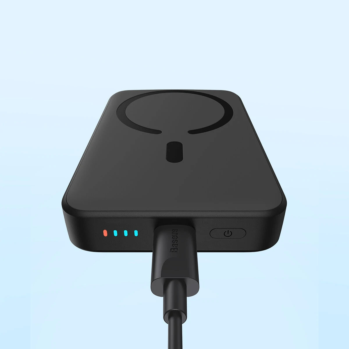 Baseus 20W 10000mAh Magnetic Mini Wireless Fast Charge Power Bank for iPhone 13 Pro Max for Samsung Galaxy Note S21 ultra Huawei Mate40 OnePlus 8 Pro - Black