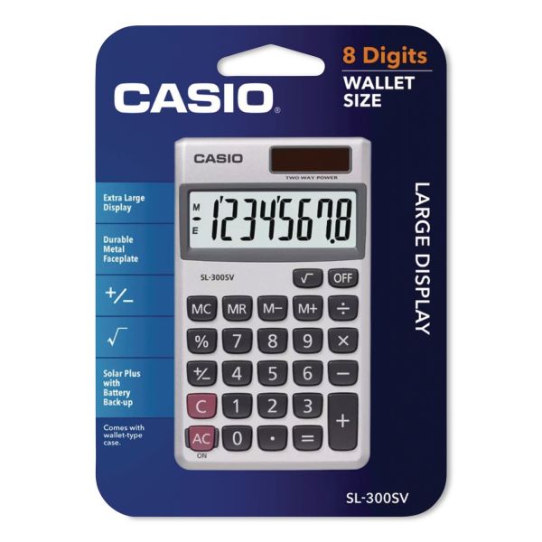 Casio SL-300SV Handheld Display Calculator
