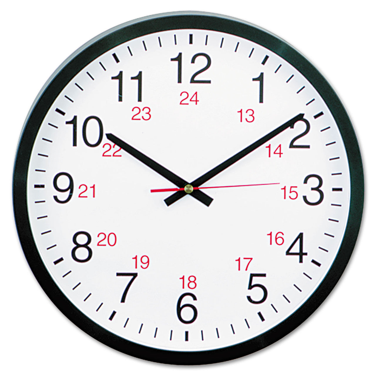 Universal 24-Hour Round Wall Clock