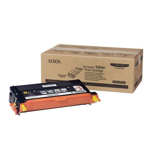 Xerox 113R00725 OEM High Yield Yellow Toner Cartridge