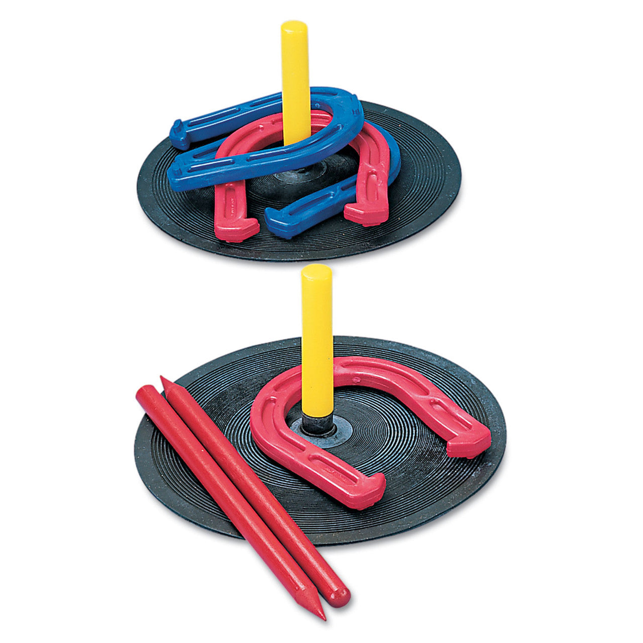 Champion Sports Indoor-Outdoor Rubber Horseshoe Set