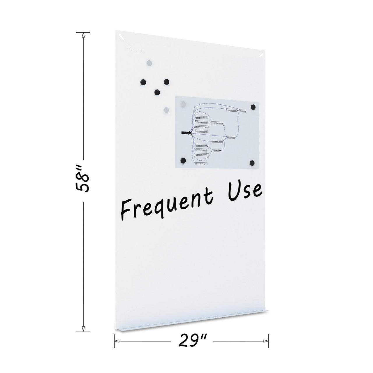 MasterVision Magnetic Dry Erase Tile Board