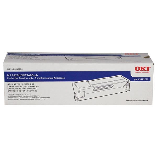 Okidata 43979222 Toner Cartridge (Black)