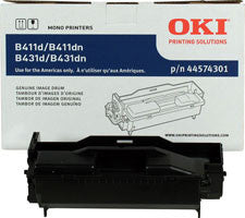Okidata 44574301 (Black) Drum Unit - 30,000 Page Yield