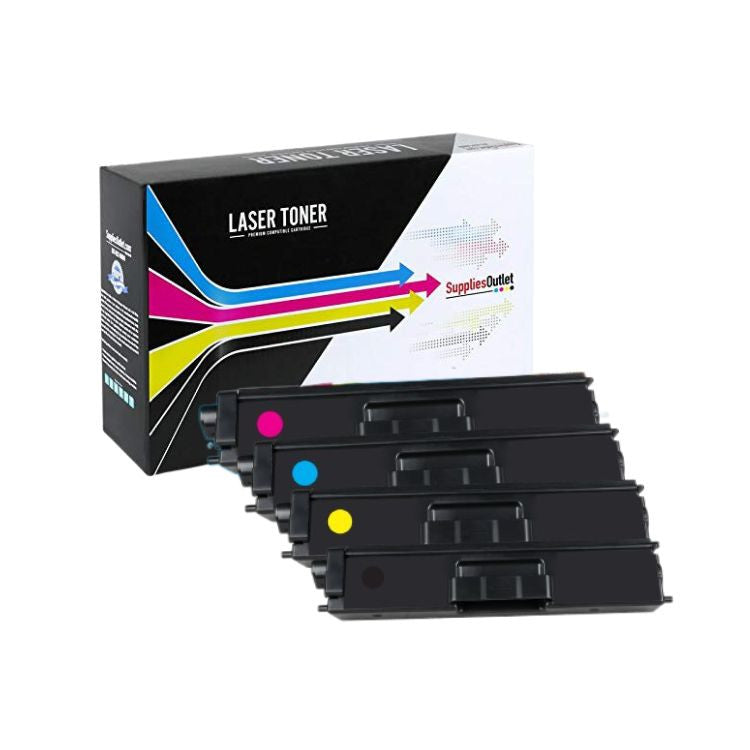Compatible Brother TN433 (All Colors) Toner Cartridge - Black 4,500 - Color 4,000 Page Yield