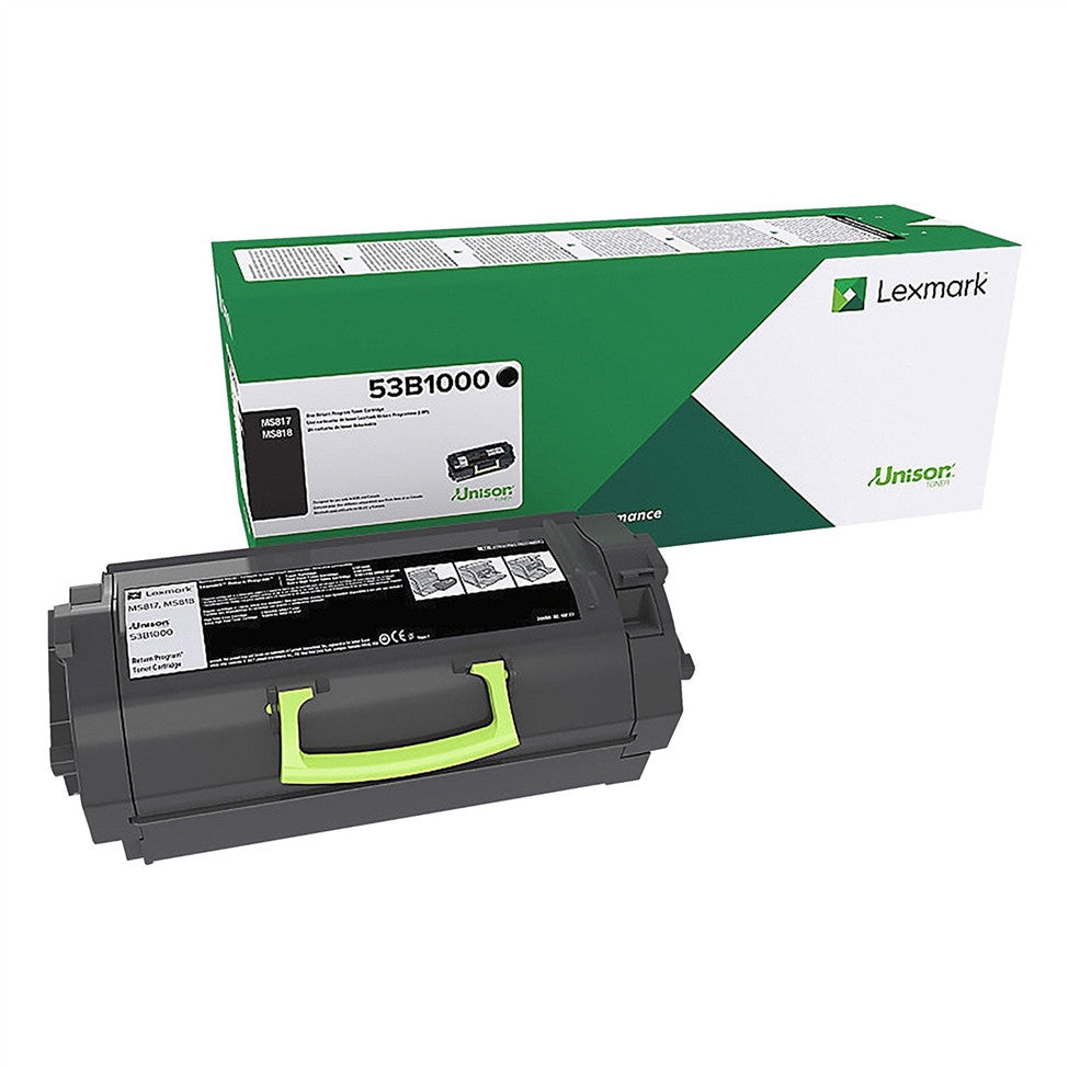 Lexmark 53B1000 Return Program Toner Cartridge (Black)