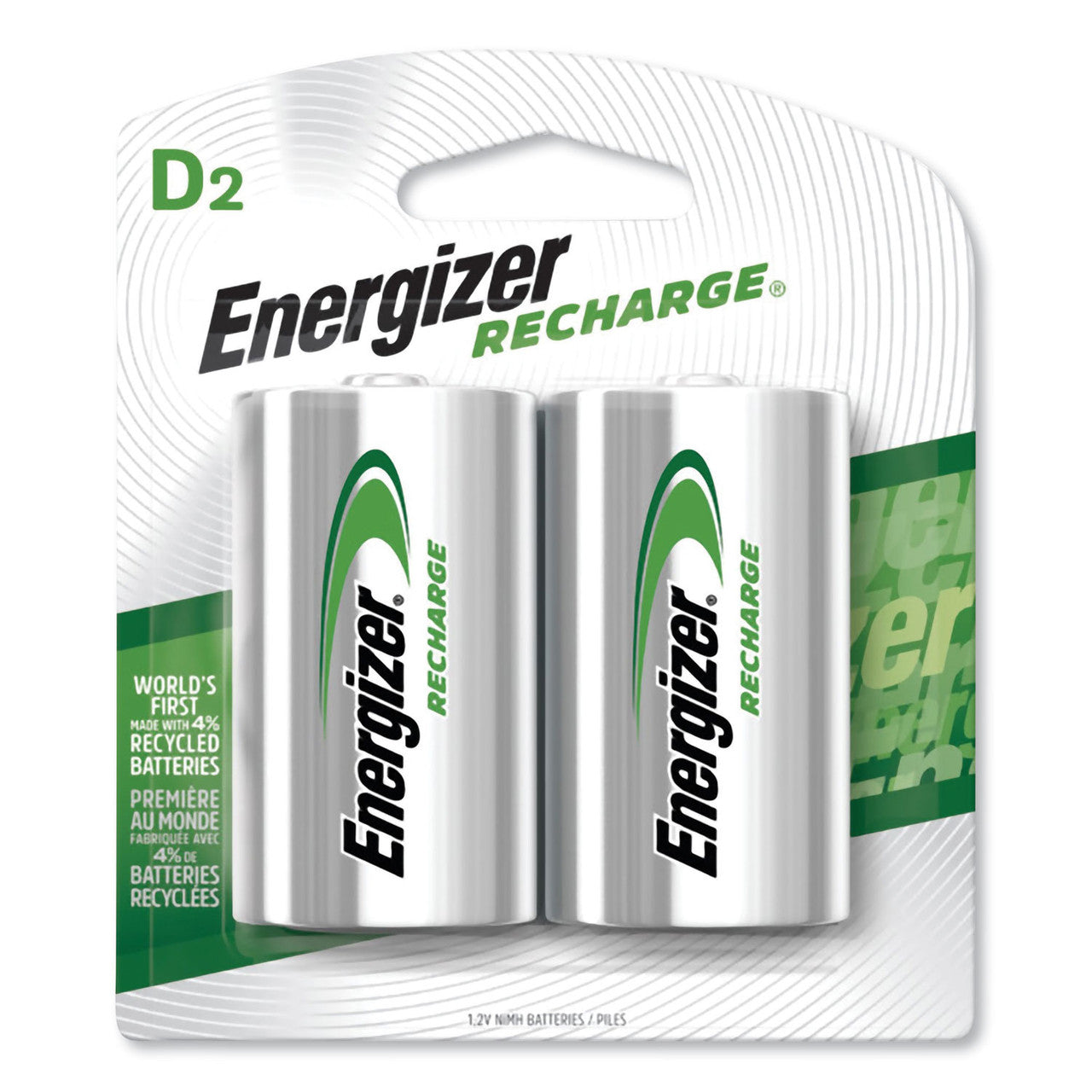 Energizer NiMH Rechargeable D Batteries