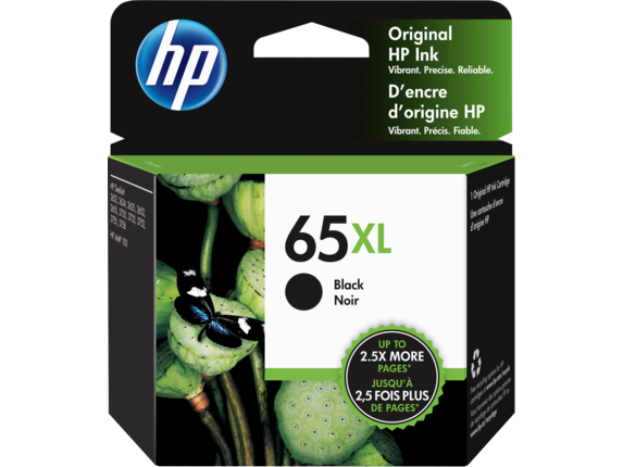 HP 65XL (Black and Tri-Color) High Yield Ink Cartridge - 300 Page Yield