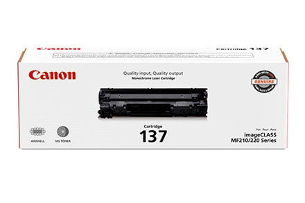 Canon 137 Black High Yield Toner Cartridge - 2,400 Page Yield