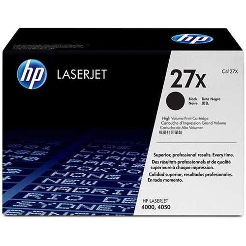 HP 27X (C4127X) Black High Yield Toner Cartridge - 10,000 Page Yield