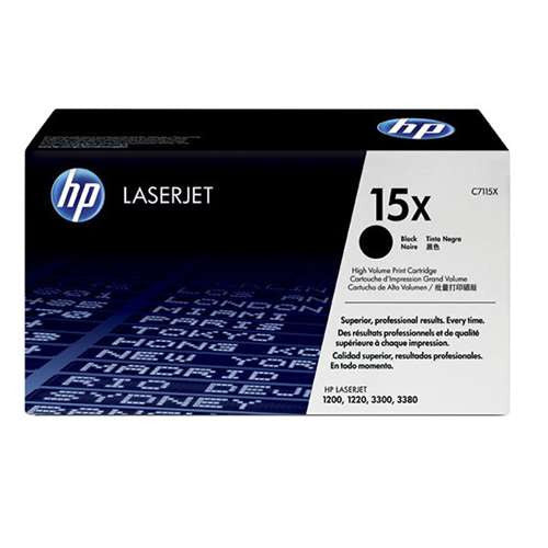 HP C7115X Toner Cartridge (Black, High Yield)