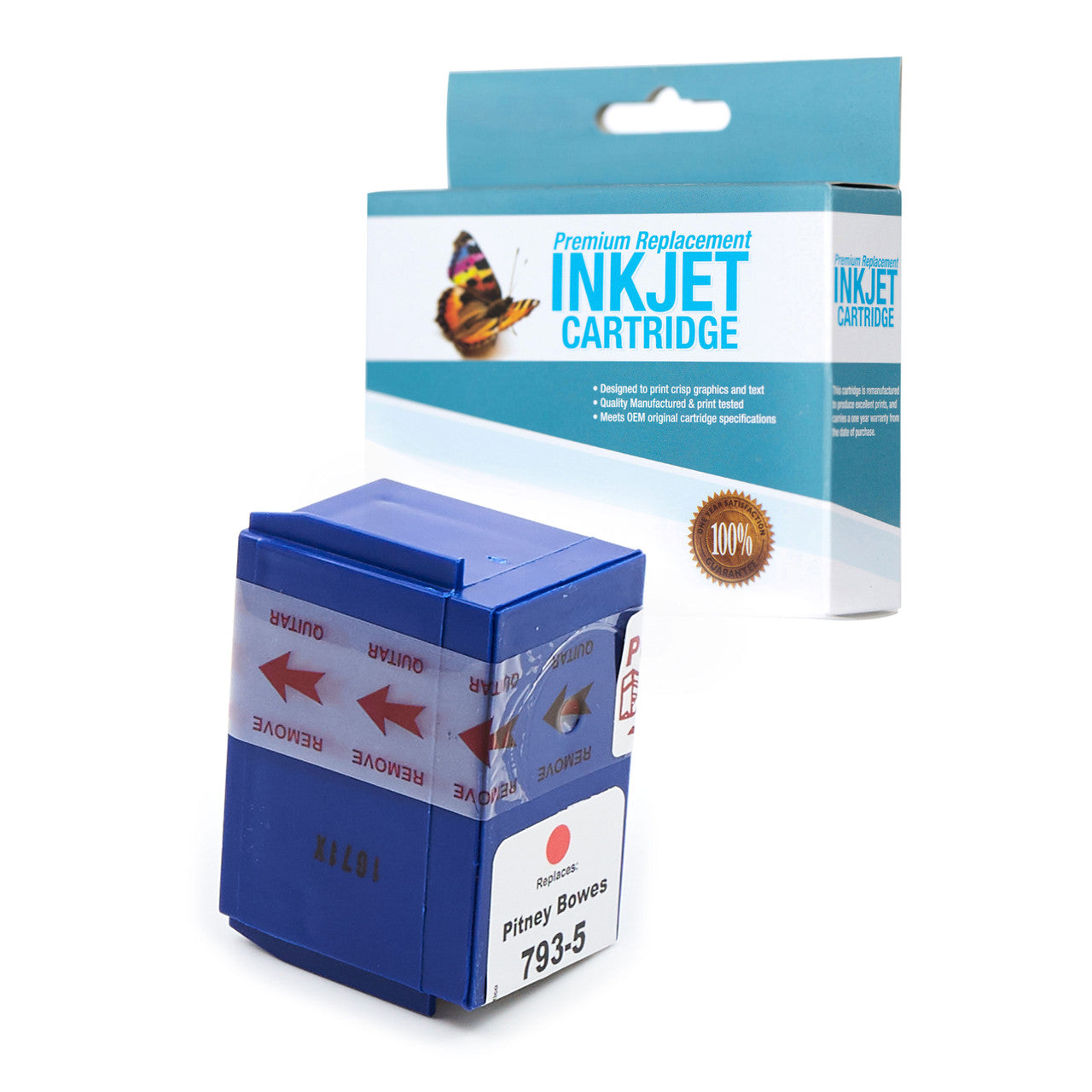 Compatible Pitney Bowes 793-5 (Red) Ink Cartridge - 3,000 Page Yield