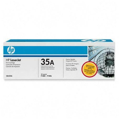 HP 35A (CB435A) Black Toner Cartridge - 1,500 Page Yield