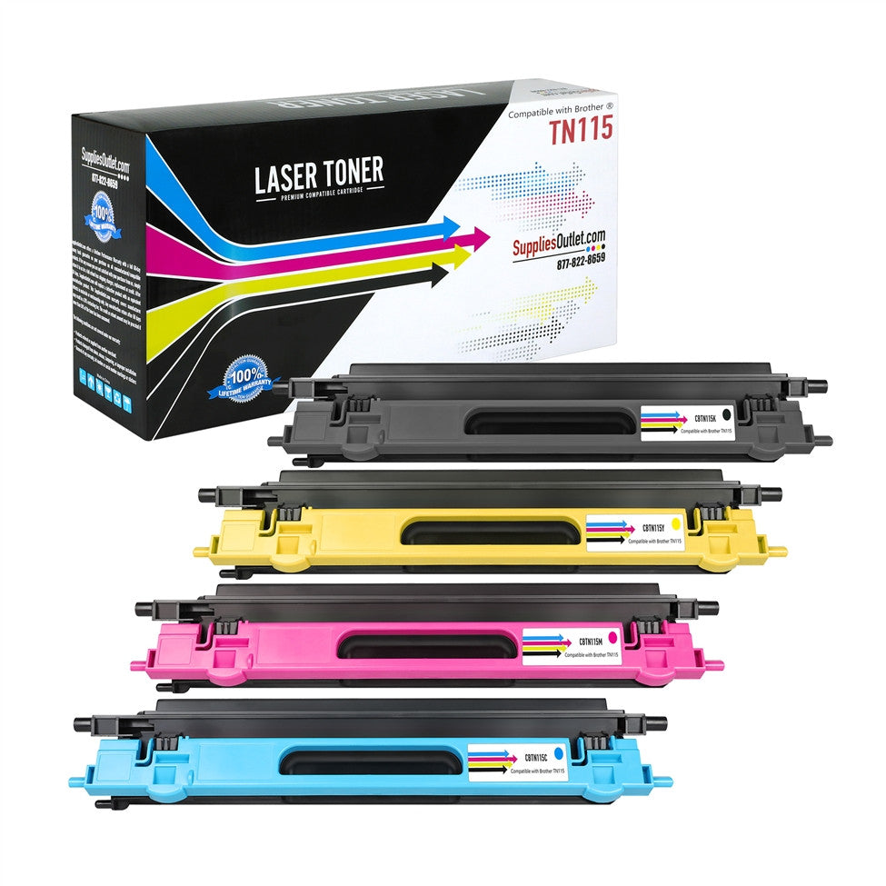 Compatible Brother TN115 Toner Cartridge (All Colors)