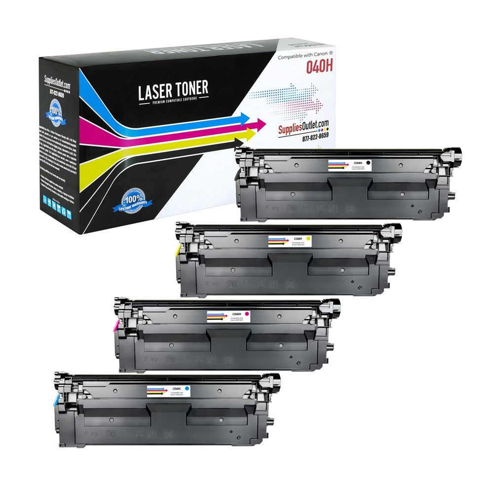 Compatible Canon 040H Toner Cartridge (All Colors)