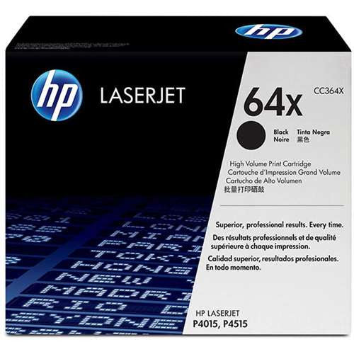 HP CC364X Toner Cartridge (Black, High Yield)