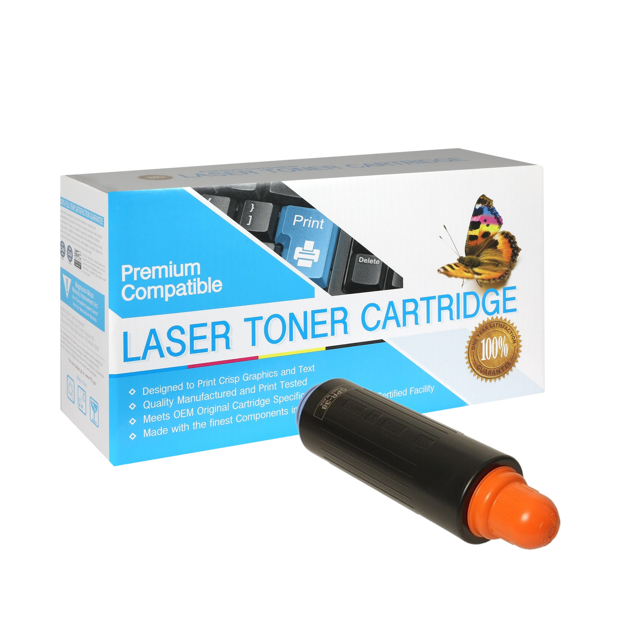 Compatible Canon GPR-38 Toner Cartridge (Black) by SuppliesOutlet