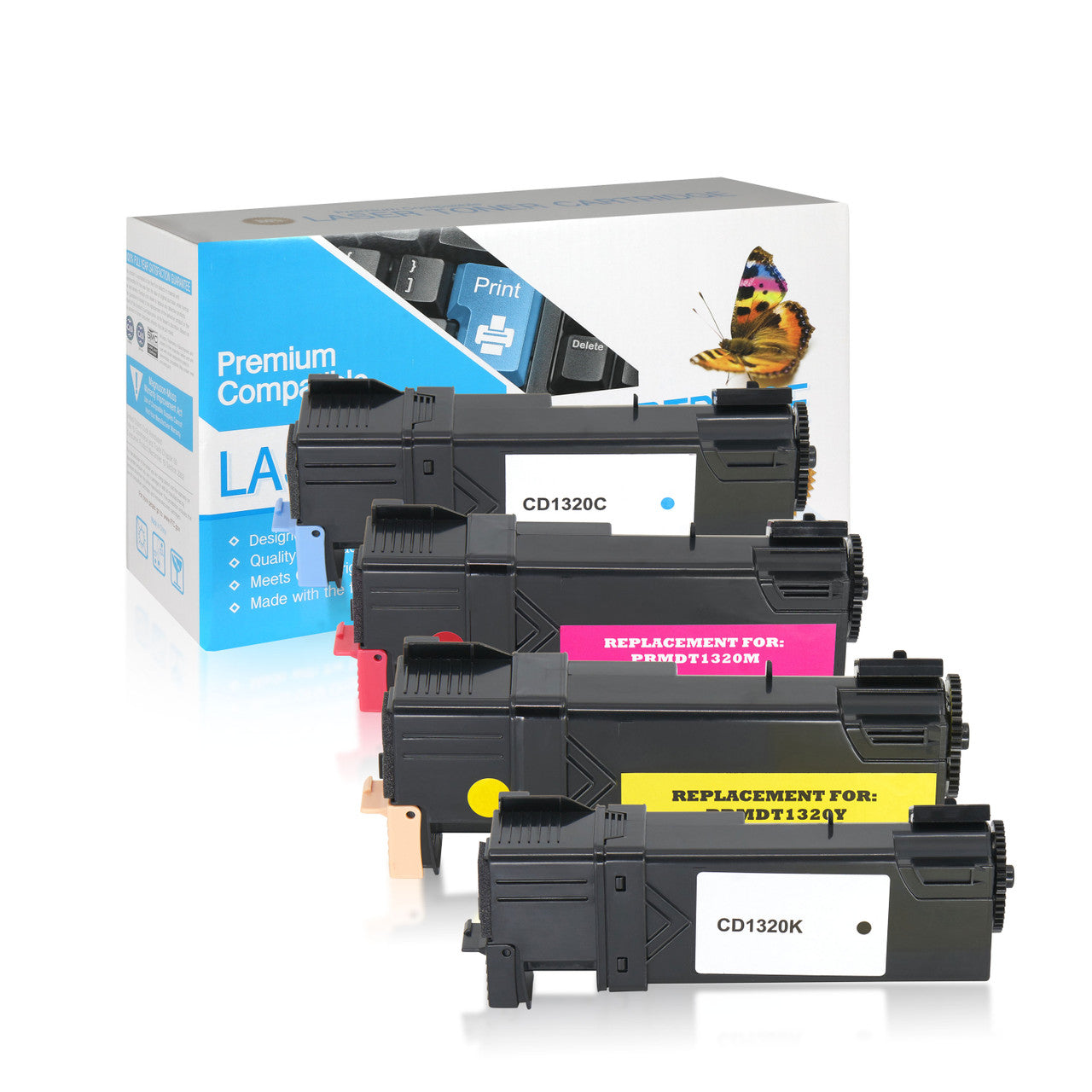 Compatible Dell 1320C (All Colors) Toner Cartridge - 2,000 Page Yield