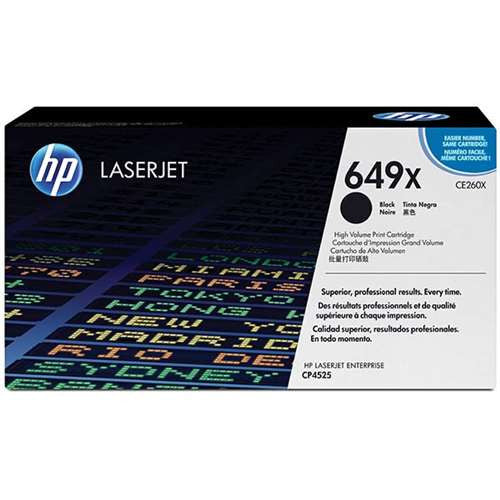 HP CE260X Toner Cartridge (Black, High Yield)