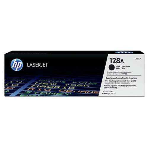 HP 128A (All Colors) Toner Cartridge - Black 2,000 - Color 1,300 Page Yield