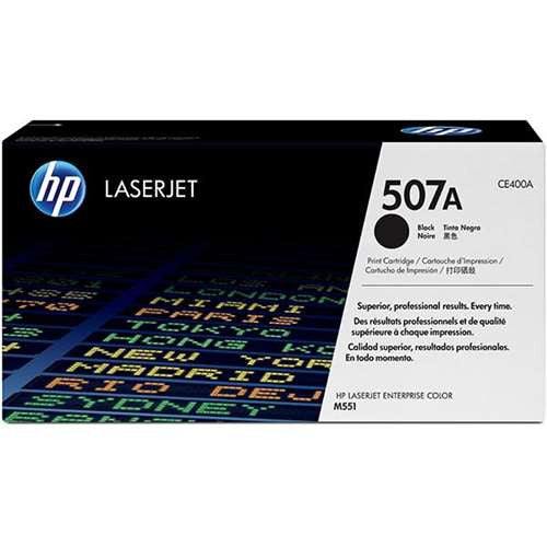 HP 507A (All Colors) Toner Cartridge - Black 5,500 - Color 6,000 Page Yield