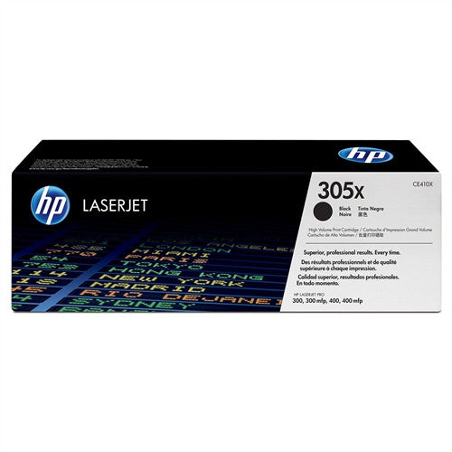HP CE410X Toner Cartridge (Black, High Yield)
