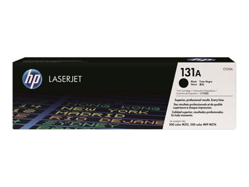 HP 131A (CF210A) All Colors Toner Cartridge - 1,600 Page Yield
