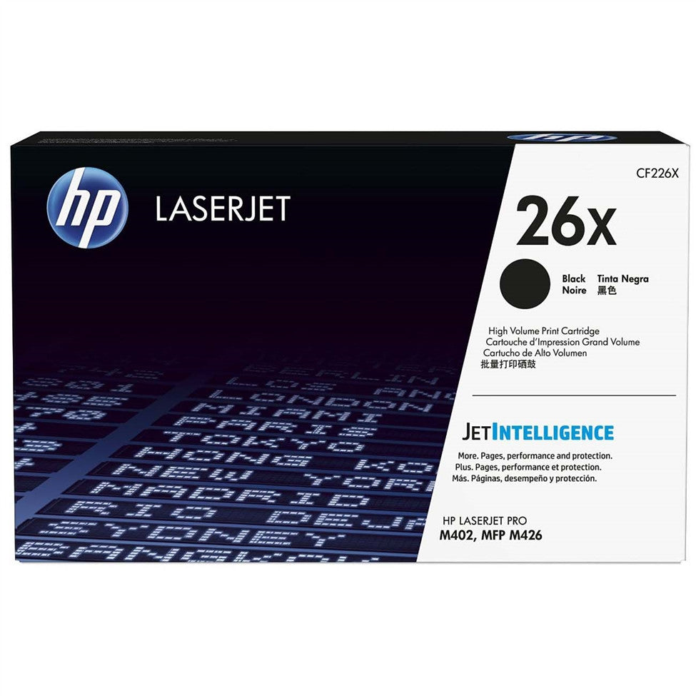 HP CF226X Black High Yield Toner Cartridge - 9,000 Page Yield